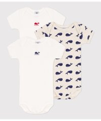 PETIT BATEAU/半袖ボディ３枚組/505811034