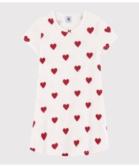 PETIT BATEAU/ハートプリントナイトドレス/505811053