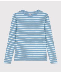 PETIT BATEAU/マリニエールクルーネック長袖Ｔシャツ/505811546