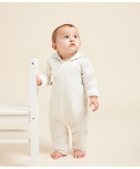 PETIT BATEAU/フード付前開きロンパース/505811611