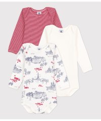 PETIT BATEAU/長袖ボディ３枚組/505811617