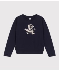 PETIT BATEAU/プリントスウェットプルオーバー/505811638