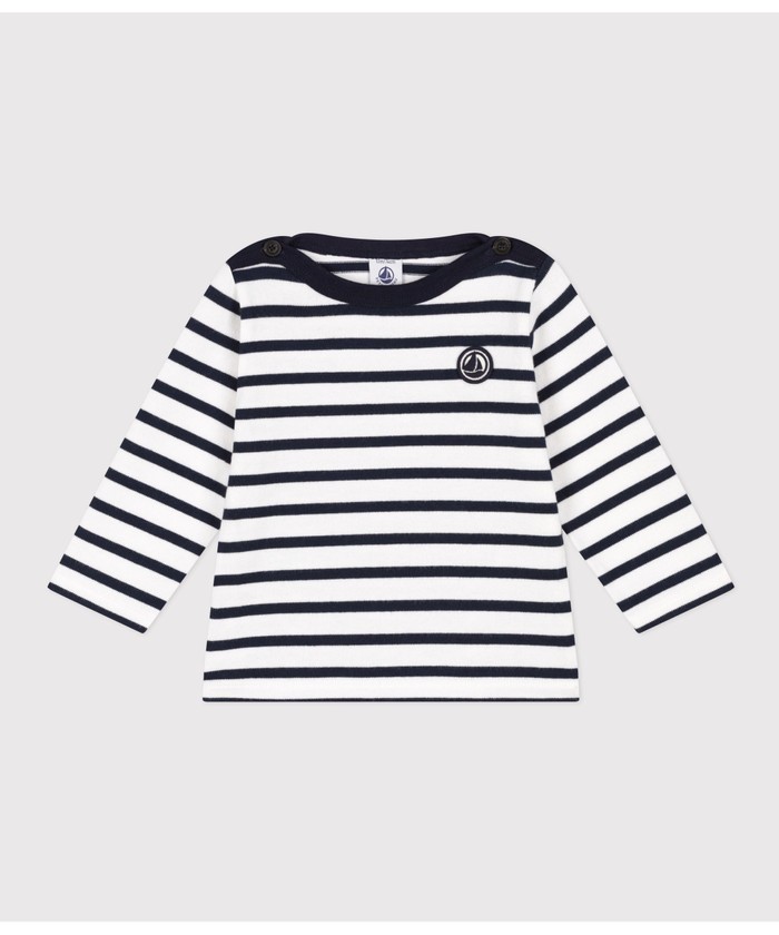 マリニエール長袖プルオーバー(505811662) | プチバトー(PETIT BATEAU