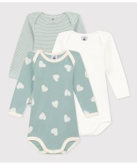 PETIT BATEAU/長袖ボディ３枚組/505811724