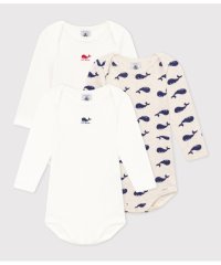 PETIT BATEAU/長袖ボディ３枚組/505811725