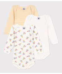 PETIT BATEAU/長袖ボディ３枚組/505811732