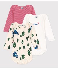 PETIT BATEAU/長袖ボディ３枚組/505811735