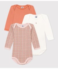 PETIT BATEAU/長袖ボディ３枚組/505811806