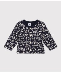 PETIT BATEAU/チュビックキルティングプリントカーディガン/505811886