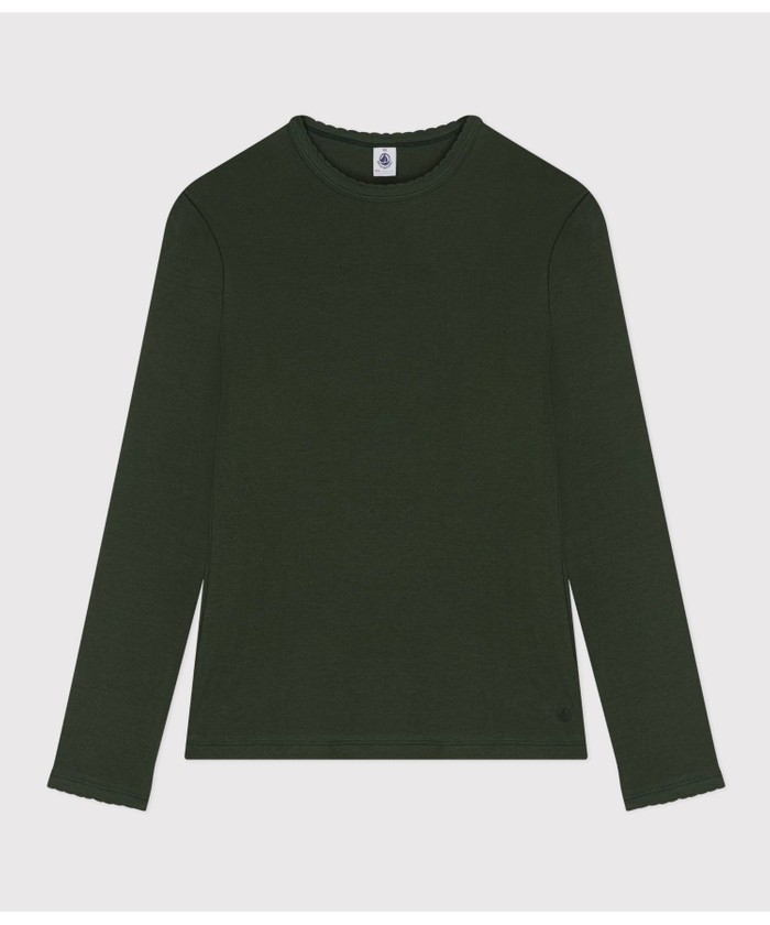 セール】ポワンココット長袖Tシャツ(505811930) | プチバトー