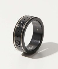 GUCCI/グッチ GUCCI グッチ GUCCI 225985 I19A1 リング ICON THIN BAND IN 18KT WHITE GOLD AND BLACK/505811959