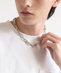 Rocky Monroe/ネックレス メンズ レディース 合金 シルバー アクセ ペア チェーン 選べる シンプル ギフト プレゼント ユニセックス 13220/505812014