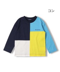 moujonjon/【子供服】 moujonjon (ムージョンジョン) 切替長袖Ｔシャツ 80cm～140cm M12805/505812159