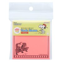 cinemacollection/スヌーピー 付箋 付箋メモ5C PEANUTS AMERICAN TASTE 10 ネオンピンク 新入学 ピーナッツ サンスター文具 メモ 学校 キャラクター /505812259