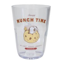 cinemacollection/スヌーピー タンブラー クリアタンブラー 370ml MUNCH TIME ピーナッツ カミオジャパン プレゼント キャラクター グッズ /505812454