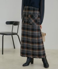 VIS/ジップデザインチェックタイトスカート【J'aDoRe JUN ONLINE/楽天限定】/505812961
