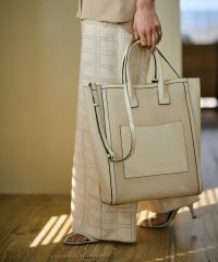 ROPE'/【A4対応】【E'POR】 I BAG（キャンバスコンビ縦型トートバッグ）【通勤】【メディア掲載】【雑誌掲載】/505812963