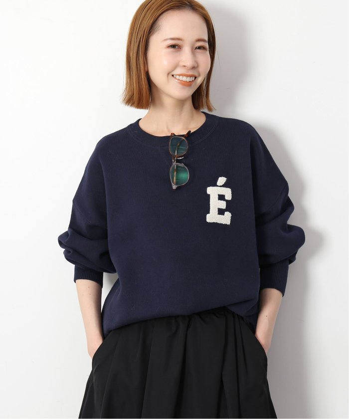 未使用サガラ刺繍スウェットライクニット SLOBE IENA スローブ サガラ刺繍スウェットライクニット(505813002) | スローブ