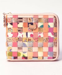 tsumori chisato CARRY/エポネコメッシュ ラウンドファスナー2つ折り財布/505803201