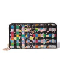 tsumori chisato CARRY/エポネコメッシュ ラウンドファスナー長財布/505803202