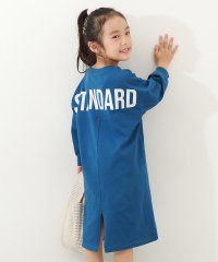 devirock/STANDARD バックロゴ 長袖ワンピース 子供服 キッズ 女の子 長袖ワンピース ワンピース /505812673