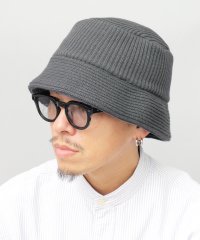 Besiquenti/リブニット バケットハット シンプル カジュアル 帽子 メンズ ユニセックス/505813509