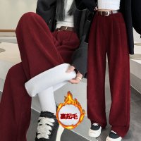 shoppinggo/ショッピングゴー shoppinggo 裏起毛パンツ ベルト付き ワイドパンツ ジョガーパンツ レディース ストレート ウエストゴムパンツ ズボン ルームウェア/505813538