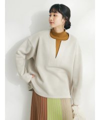 CRAFT STANDARD BOUTIQUE/ニットフリースキーネックプルオーバー/505790073