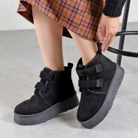 SFW/デデス Dedes 厚底ファーダブルベルトブーツ / 6365/505813331