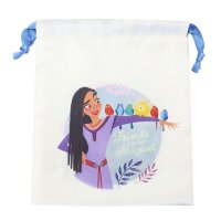 cinemacollection/シネマコレクション cinemacollection WISH 巾着袋 リボン巾着 アーシャ ディズニー スモールプラネット ギフト コスメポーチ かわいい キ/505813886