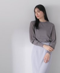 NATURAL BEAUTY BASIC/シアースリーブモックネックニット/505814430