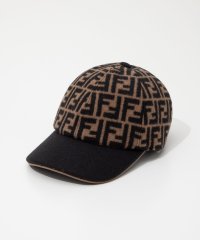 FENDI/フェンディ FENDI キャップ FXQ340 AQ8B 帽子 レディース ール FFベースボールキャップ W.CAP/WOVEN TOBACCO/505814705