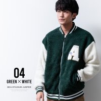  GENELESS/ジェネレス GENELESS スタジャン メンズ ボア 暖かい シープボア 秋冬 スタジアムジャンパー ブルゾン スタジアムジャケット もこもこ 全6色 722/505814739