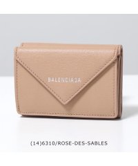 BALENCIAGA/BALENCIAGA 三つ折り財布 PAPER ZA MINI WALLET/505814844