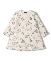 moujonjon/【子供服】 moujonjon (ムージョンジョン) 【ネット限定】裏起毛動物星座柄ワンピース 90cm～130cm M60355/505814872