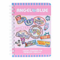 cinemacollection/Angel Blue エンジェルブルー ノート シールブックノートA6 ピンク サンスター文具 文房具 メモ キャラクター グッズ /505815135