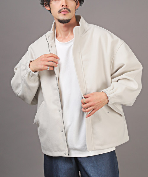 メンズ ブルゾン カジュアル ショート丈 Y04405 Shoowtime ブルゾン アウター Synthetic leather short blouson