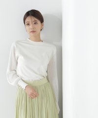 NATURAL BEAUTY BASIC/シアースリーブモックネックニット/505814430