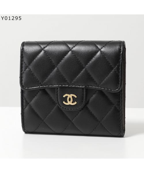 CHANEL 二つ折り財布 AP0231 MATELASSE マトラッセ(505815206