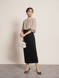 FENNEL/フェンネル FENNEL バックリボンバイカラーワンピース/505816073