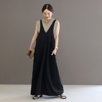 Aletta vita/アレッタ ヴィータ Aletta vita ベルト使い深V2WAYサロペットワンピース/505816288