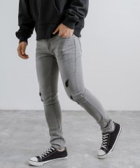 Rocky Monroe/ロッキーモンロー Rocky Monroe スキニーパンツ デニム ダメージ メンズ レディース ジーンズ スリム タイト 細身 ストレッチ 伸縮性 シンプル /505816525
