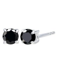 Sears/シアーズ Sears シアーズ ピアス メンズ レディース ユニセックス ブラック キュービックジルコニア 3mm シルバー925 シルバーピアス/505817372