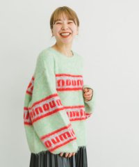 ITEMS URBANRESEARCH/シャギーボーダーロゴニット/505817486