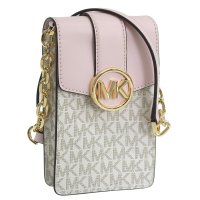 MICHAEL KORS/MICHAEL KORS マイケルコース PHONE CROSS BODY MKシグネチャー 斜めがけ ショルダー バッグ スマホ バッグ/505817583