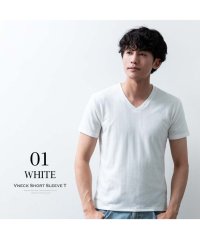  GENELESS/ジェネレス GENELESS tシャツ メンズ 半袖 Vネック Tシャツ ストレッチ 半袖tシャツ ストライプ 細身 スリム おしゃれ トップス カジュアル イ/504750916