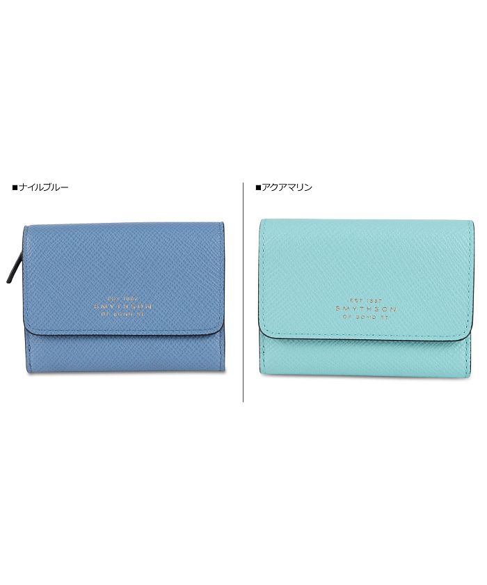 スマイソン SMYTHSON 財布 三つ折り ミニ財布 パナマ コンパクト