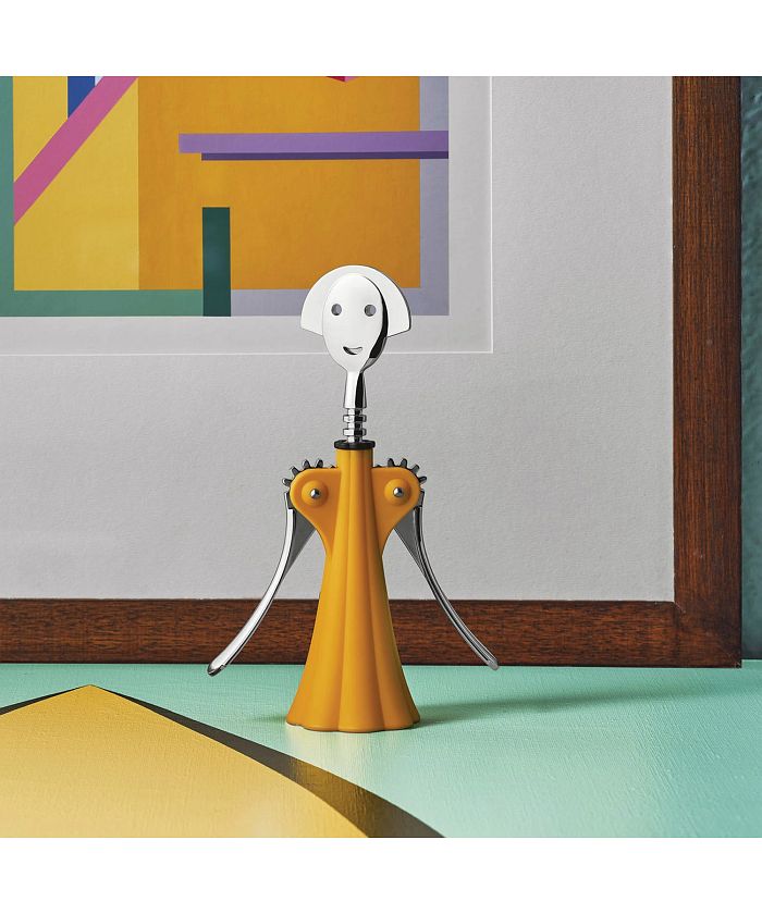 アレッシィ　ワインオープナー・ボトル栓 Amazon｜アレッシィ(Alessi) ボトルキャップ Anna ブルー AAM06