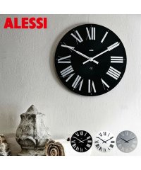 ALEXANDER MCQUEEN/ALESSI アレッシィ 掛け時計 壁掛け アナログ 丸 WALL CLOCK ブラック ホワイト グレー 黒 白 Firenze/505139198