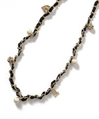 LANVIN en Bleu(JEWELRY)/ランバン オン ブルー LANVIN en Bleu ゴールド＆ブラック ロングチャームネックレス/505801304